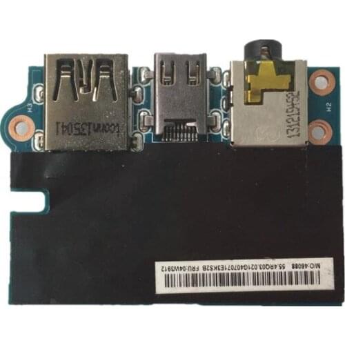 04W3912 Genuine For ThinkPad X1 Carbon Audio Jack Mini DP Port USB Board Full Tested Free shipping