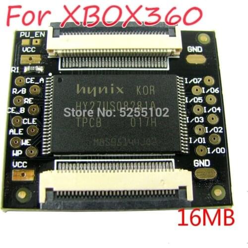 1pc Replacement 16MB and 512MB DUAL NAND PCB 16 Mbyte PCB for xbox360 xbox 360