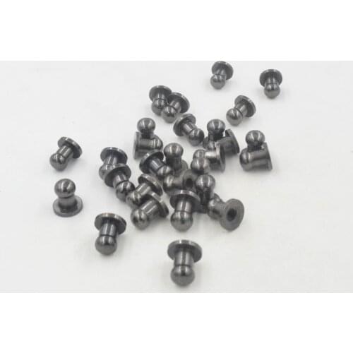 10Pcs/Set Solid Rivet Round Head Button Belt Screw Chicago Screw Button Studs Leather Craft Tool Accessories