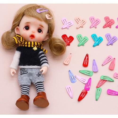 10PCS/LOT OB11 Doll Accessories 1/6 1/12 Blyth Doll Clips Mini 2CM