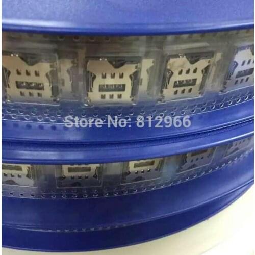 50pcs/lot,brand new for Goophone i6 plus copy clone for iPhone 6G 6 plus 6plus SIM Card Reader connector socket