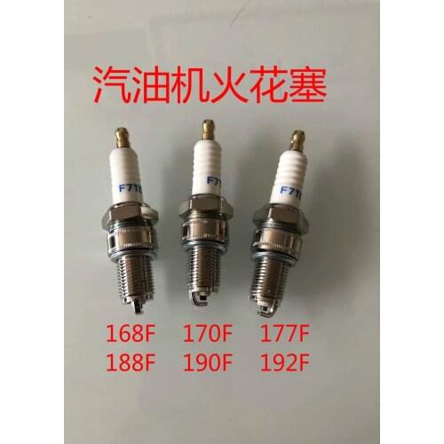 4Pcs Gasoline Generator Accessories 168F/170F/177F/188F/190F GX160/390 F7TC Spark Plug
