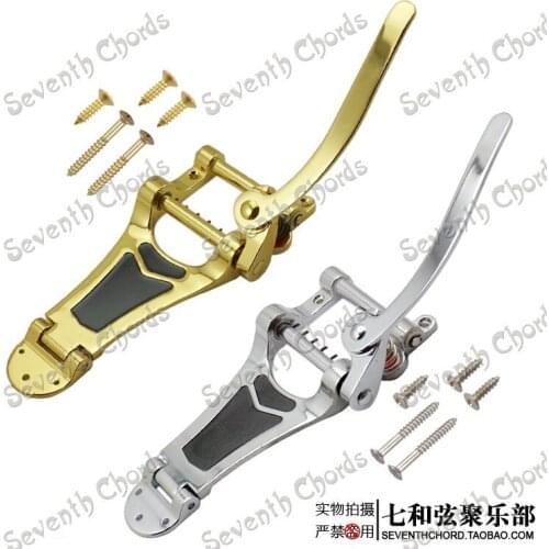 B-70 G ES 355 Guitar Vibrato Bridge tailpiece for Arch Top Archtop Hollow Semi Hollow Jazz Electric Guitar