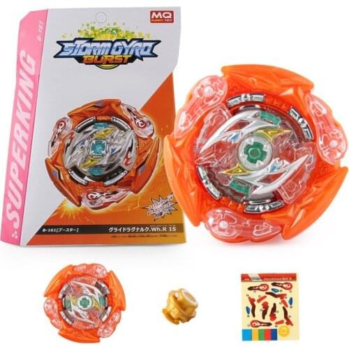 Bayblade BURST Booster B161 Glide Ragnaruk.Wh.R1S with Two-Way Pull Wire Launcher YH2006