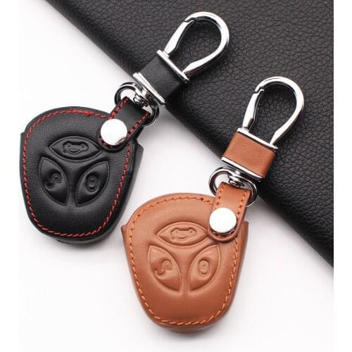 Car Key Cover Car Key Chain Black/brown for LADA Priora Largus Granite Kalina Vesta X-Ray X-Ray, car keys accessories