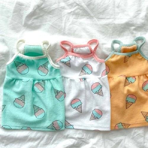 Pet Summer Clothes Cat Dog Skirt Puppy Costumes Shih Tzu maltese Pomeranian Yorkshire Schnauzer Poodle Pet Clothing Vest Shirt