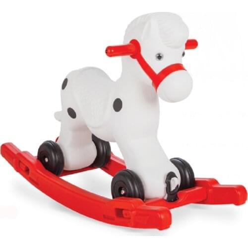 ROCKING TOY HORSE - DECATHABLE BASE TABLE - MUSICAL - MULTI FUNCTIONAL - 3+YEARS - ULTRA LIGHT