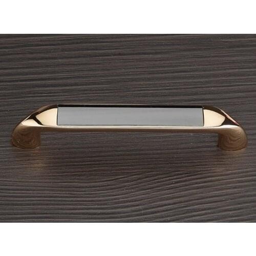 Noble Rose Gold Handles Cabinet Door Handle And Drawer Pull Shoe Cabinet Door Knob( C:C:128MM L:138MM)