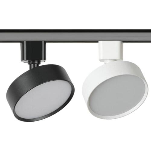 20W Track Light LED Track Lighting Spotlight Showroom Clothes Store Exhibition Rail Light Fixtures System Aluminum Spot Lamp