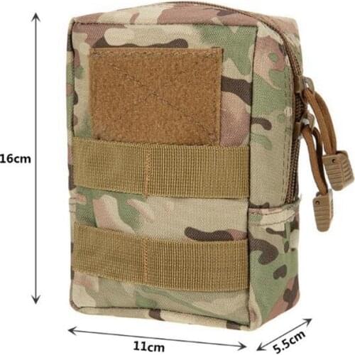 Outdoor Molle Utility EDC Bag Tool Waist Pack Tactical Military Phone Holder Case Hunting Tactical Vest Ammo Accessories Bag