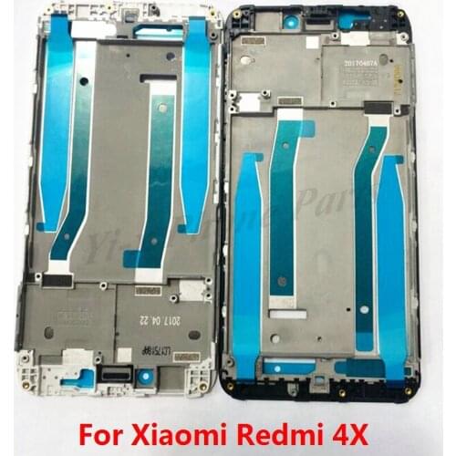 10pcs/lot New Front Bezel Housing LCD Panel Frame For Xiaomi Redmi 4x 4 x Faceplate Middle Housing Repair Parts