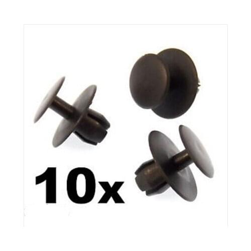10x For Citroen 8mm Plastic Rivet Trim Clip- Bumper Grille Carpet Lining Upholstery