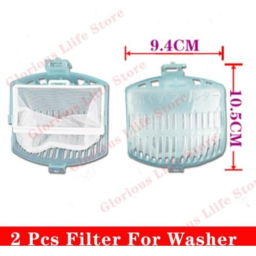2 Pcs Replacement Spare Parts Filter bag Suit For Hitachi washing machine XQB65-MR
