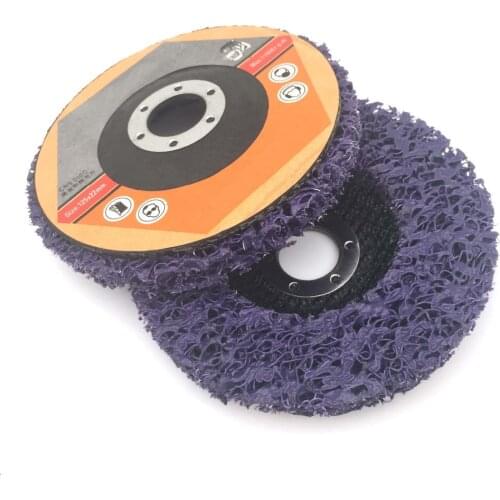 2pcs 125mm Poly Strip Disc Abrasive Wheel Paint Rust Removal Clean for Metal Abrasive Tools Angle Grinder Disc