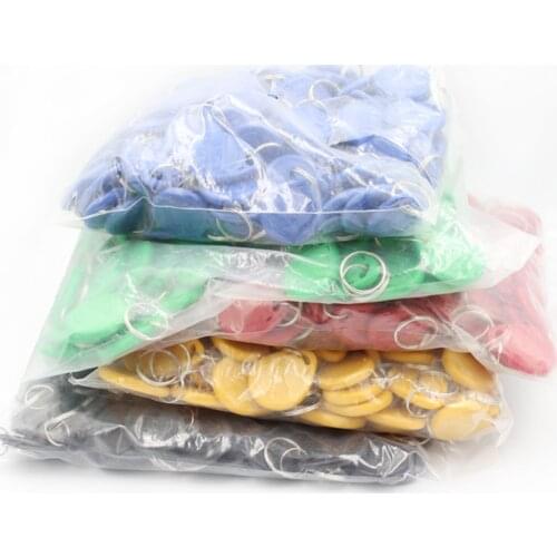 100pcs/lot TK4100 125khz RFID Keychain Stickers Card Tag Key ID Keyfob Door Entry Access Control KeyChain Token