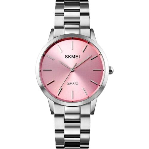 Skmei 2020 couple watch male female quartz wrsitwatch waterproof stainless steel fashion women men top brand lover gift clock