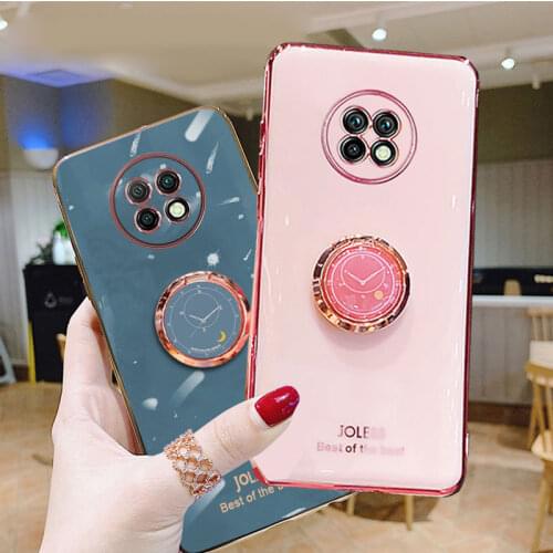 Holder Case For Xiaomi Redmi Note 9T Case Soft Silicone Stand Cover For Redmi Note 9T Case Redmi Note9T 9T Shockproof Fundas