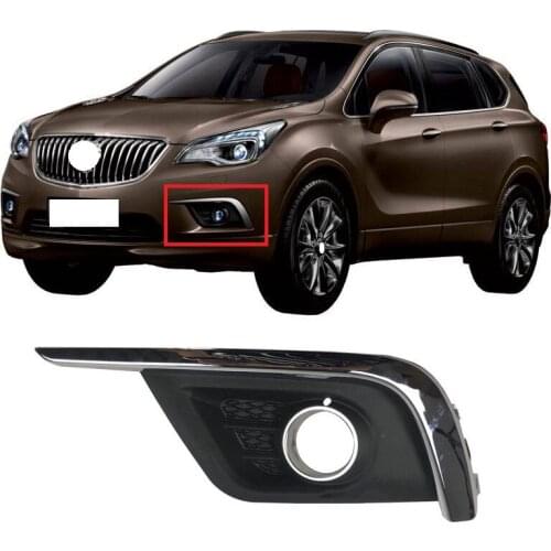 Lofty Richy For Buick Envision 14-17 Front Bumper Fog Light Cover Lid Foglight Frame Shell Fog Lamp Trim Cap Plate Garnish Hood