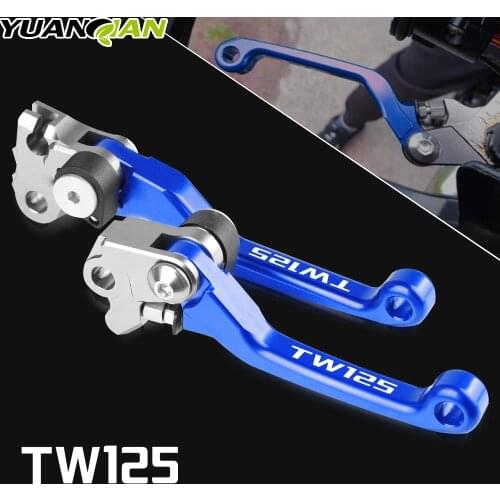 For YAMAHA TW125 Motorcycle Motocross Dirt Bike Pivot DirtBike Brake Clutch Levers TW 125 TW-125 1999-2004 2000 2001 2003 2003