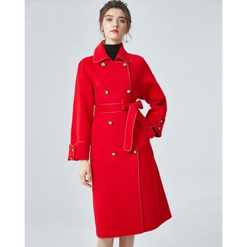 Женские пальто с поясом EOENKKY China At AliExpress