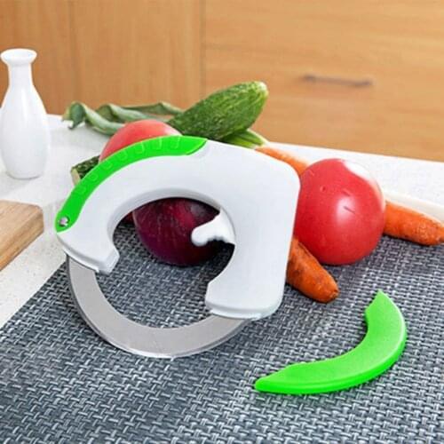 Wheel Knife Cutting Dish Stainless Steel Rolling Knife Wheel Knife Circular Kitchen Cutter Pizza Pastry Cutter Chopper Artifact