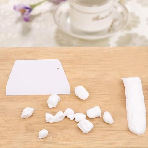 HILIFE Cream Smooth Cake Spatula DIY Cream Scraper Plastic Dough Knife Baking Pastry Tools Icing Fondant Scraper