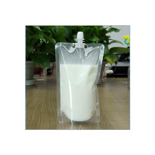 Good sell 250ml Stand-up Plastic Drink Packaging Bag Spout Pouch for Juice Milk Coffee Beverage Liquid Packing bag Drink Pouch