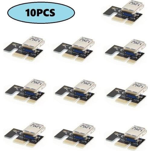 Mini USB3.0 Image Card Riser Graphics Cards PCI-E 1X to 16X Mining Extension Adapter Mining Extender Mining Accessories