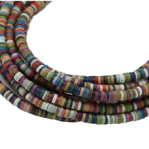 New Arrival! 3/4/5/6mm Polymer Clay Beads Chip Disk Loose Spacer Beads for Necklace Bracelet DIY Jewelry Findings Supplies
