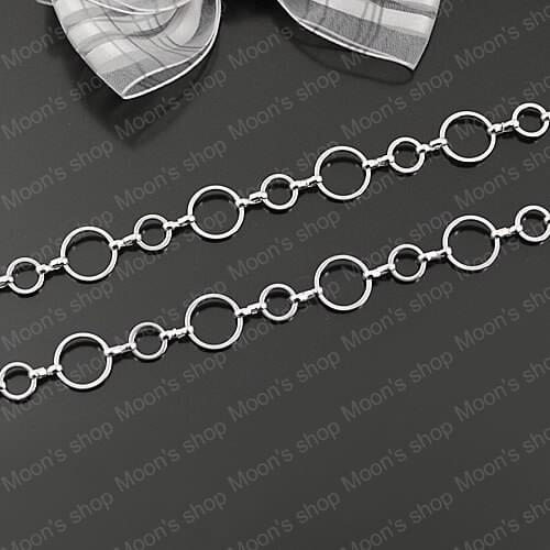 Wholesale Length 98cm Width 12mm Imitation Rhodium Copper 1:1 Chains Accessories 1 Piece (JM2661)