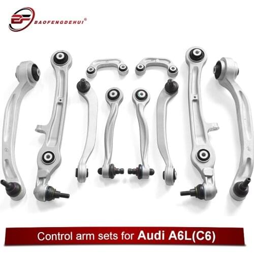 BF Car Front Suspension Swing Arm Upper Lower Wishbone Ball Joint Track Control Arms for Audi RS4 A4 B5 B6 B7 A6 C5 1997-2005