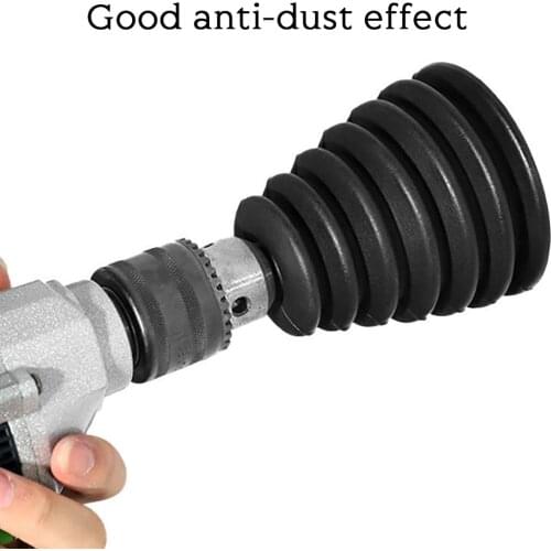 Electric Drill Dust Cover with 4Pcs Rubber Rings Electric Impact Hammer Silicone Dust Collector Dust-proof Power Tool Accessorie