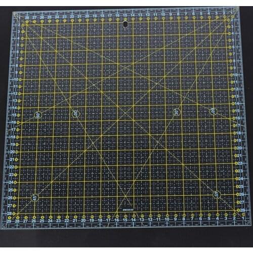 Diy Manual Putting together Tool Multifunctional Putting together Ruler Measuring Ruler Acrylic Ruler Straight Ruler Square Sewi