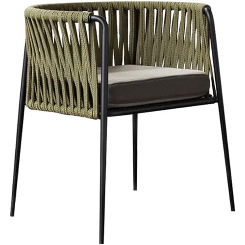 Nordic Outdoor Chair Leisure Garden Courtyard Waterproof Sunscreen Outdoor Balcony Outdoor Rattan Chair Furniture Combination