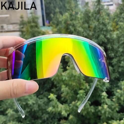 Sports Sunglasses Men 2020 Luxury Brand Windproof Oversized Rectangle Sun Glasses For Women Driving Goggles Gafas De Sol Hombre