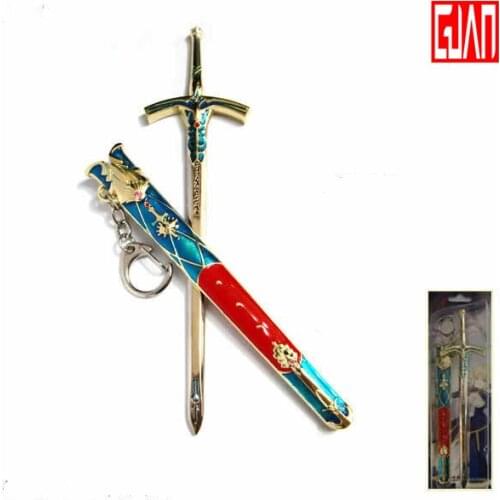 Fate Night Fate Stone Sword Chain Victory Sword Knife Chain Metal Crafts Metal Die Casting Mini Pendant Sword Animation Chain