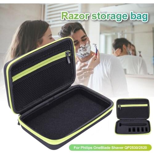 EVA Shaver Razor Holder Storage Bag For Philips OneBlade Men Electric Shaver Carrying Case Shockproof Hard Travel Storage Bag