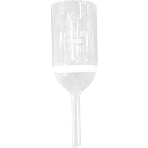 35mL Sintered Glass Buchner Funnel, 2-5 μm Pore Size, Filter Out Extra Fine