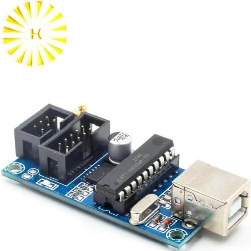 1Set USBTiny USBtinyISP AVR ISP Programmer Bootloader Meag2560 UNO R3 With 10pin Programming Cable Connector