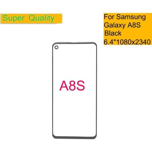 10Pcs/lot For Samsung Galaxy A8S G8870 Touch Screen Front Glass Panel LCD Outer Display Lens A8S SM-G887F SM-G887N Front Glass