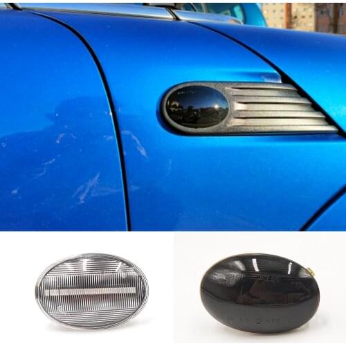 2PCS Flowing Turn Signal Light Dynamic LED Side Marker Side Indicator Blinker for BMW MINI Cooper R55 R56 R57 R58 R59 2007-2013