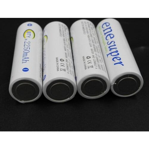 4pcs White 2250mAh BTY AA NI-MH Rechargeable Battery 1.2V Durable 14500 AA Batteries Cell For Power Bank Case