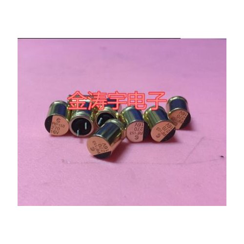 50pcs Solid State Capacitor 16V270UF 8*11.5 Gold Main Board Capacitor Elite Customized Solid State Capacitor 270UF 16V