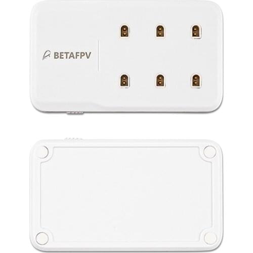 BETAFPV 30W 6 Ports 1S Battery Charger Board w US/EU Adapter Type-C Connector for Lipo 4.2V/LiHV 4.35V Battery FPV Racing Drone