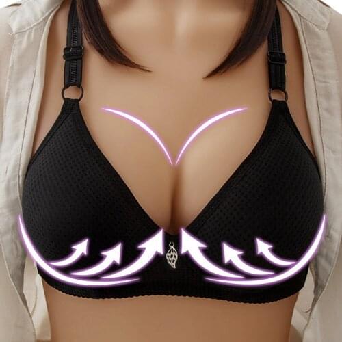 Sexy Quick Dry Padded Sports Bra Women Wirefree Adjustable Fitness Top Sport Brassiere Push Up Seamless Running Yoga Bra