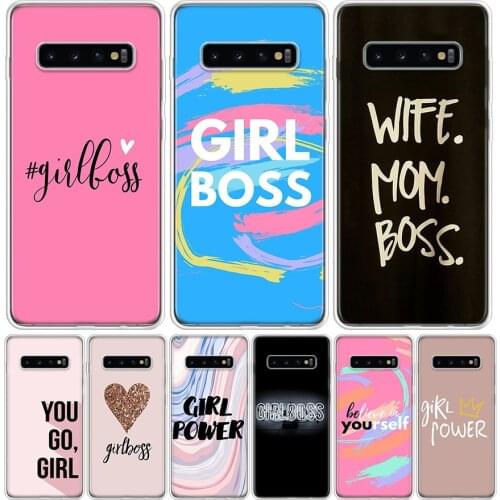 Girl Boss Like A Boss Phone Case for Samsung Galaxy A51 A71 A50 A70 A40 A30 A20E A10 A01 A21 A41 M30S A6 A7 A8 A9 Plus + Cover