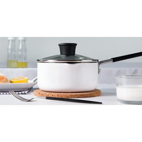 Youpin Milk Pot 16cm for Warming Cooking Milk Soup Pancake Maker Cake Kitchen Pot for Egg Steak Skillet Grill 1.36L