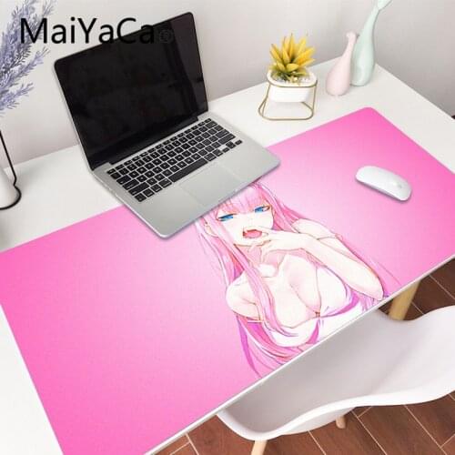 MaiYaCa Zero Two Darling in the FranXX Mouse Mat XXL Mouse Pad Laptop Desk Mat pc gamer completo for lol/world of warcraft