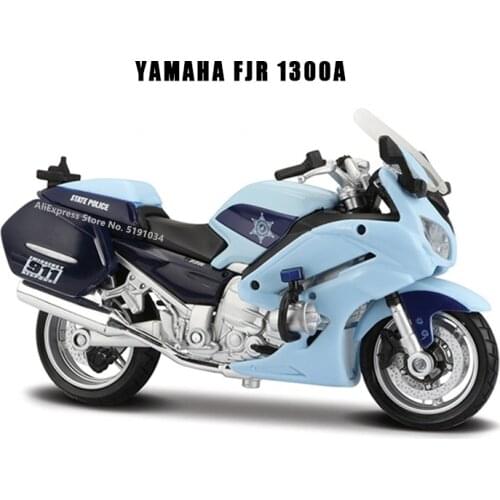 Maisto 1:18 Hot BMW Yamaha FJR 1300A Police motorcycle series original authorized simulation alloy motorcycle model toy car