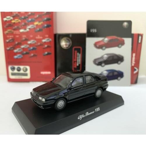 KYOSHO 1:64 Alfa Romeo 155 Italian classic car Collect die casting alloy trolley model